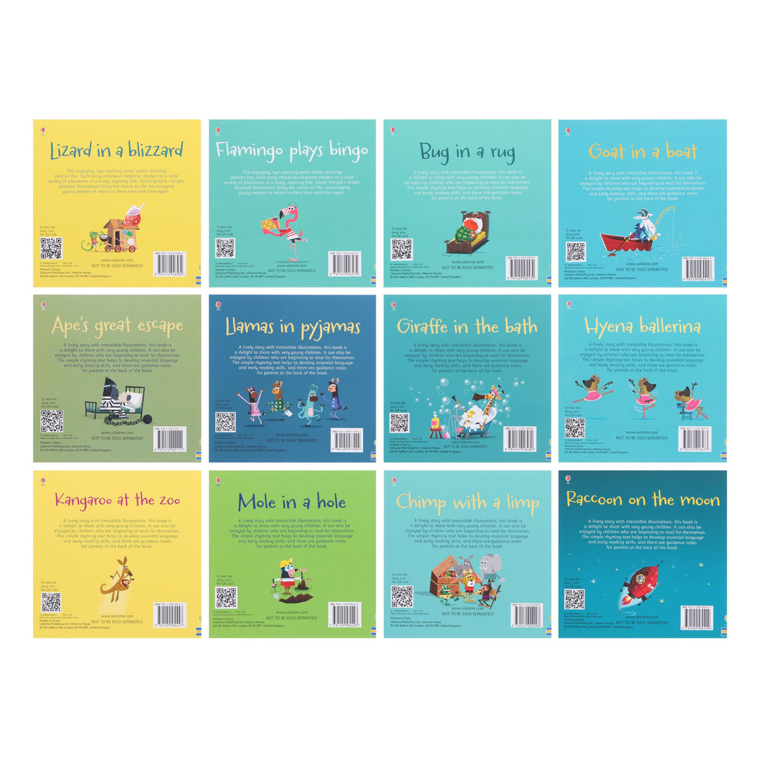 Usborne My First Phonics Reading Library 12 Books Box Set - Ages 0-5 - Paperback B2D DEALS Usborne Publishing Ltd