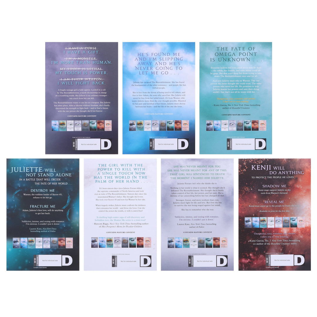 Shatter Me by Tahereh Mafi: 7 Books Collection Set - Ages 12+ - Paperback