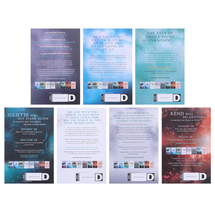 Shatter Me by Tahereh Mafi: 7 Books Collection Set - Ages 12+ - Paperback