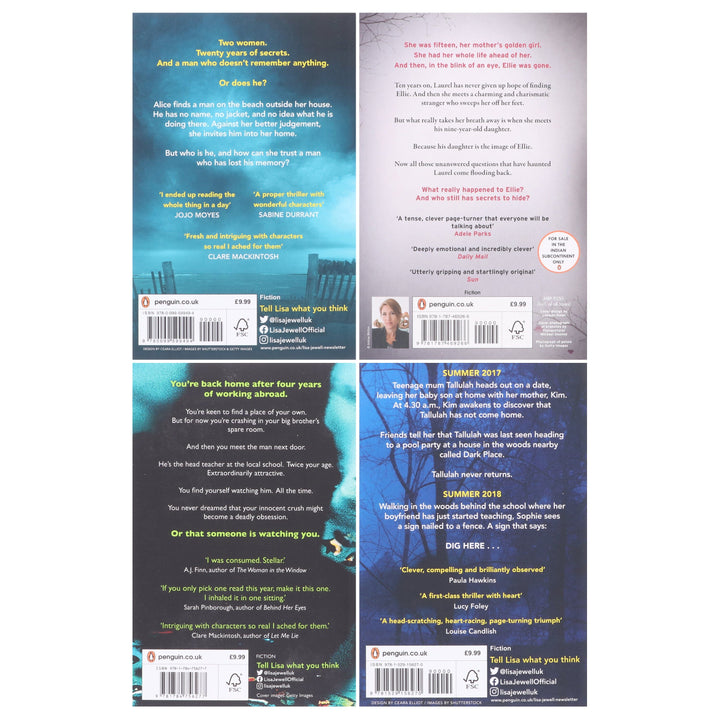 Lisa Jewell's Then She Was Gone, The Night She Disappeared, Watching You & I Found You: 4 Books Collection Set - Fiction - Paperback
