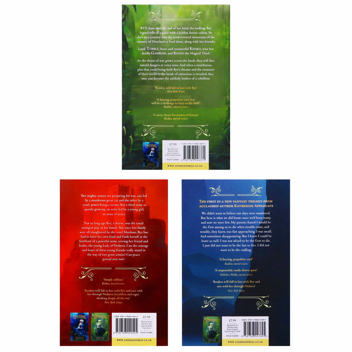 Endling Series By Katherine Applegate 3 Books Collection Set - Ages 9-13 - Paperback