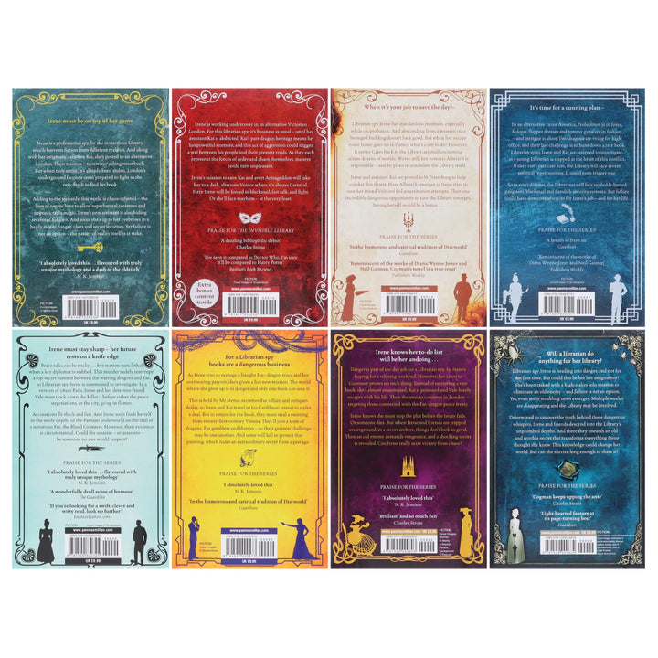 The Invisible Library Series By Genevieve Cogman Complete 8 Books Collection Set - Fiction - Paperback
