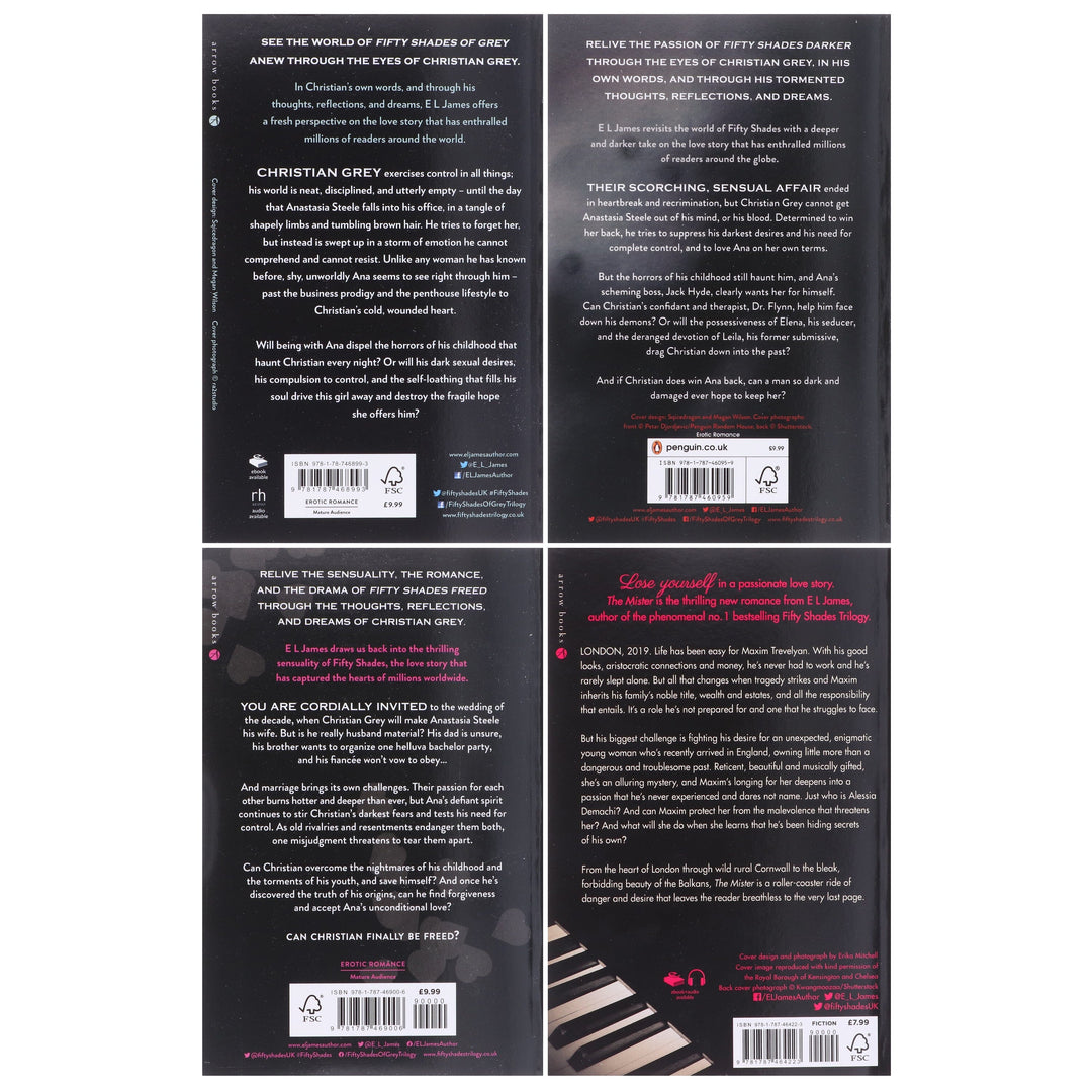 E L James 4 Books Collection Set - Fiction - Paperback