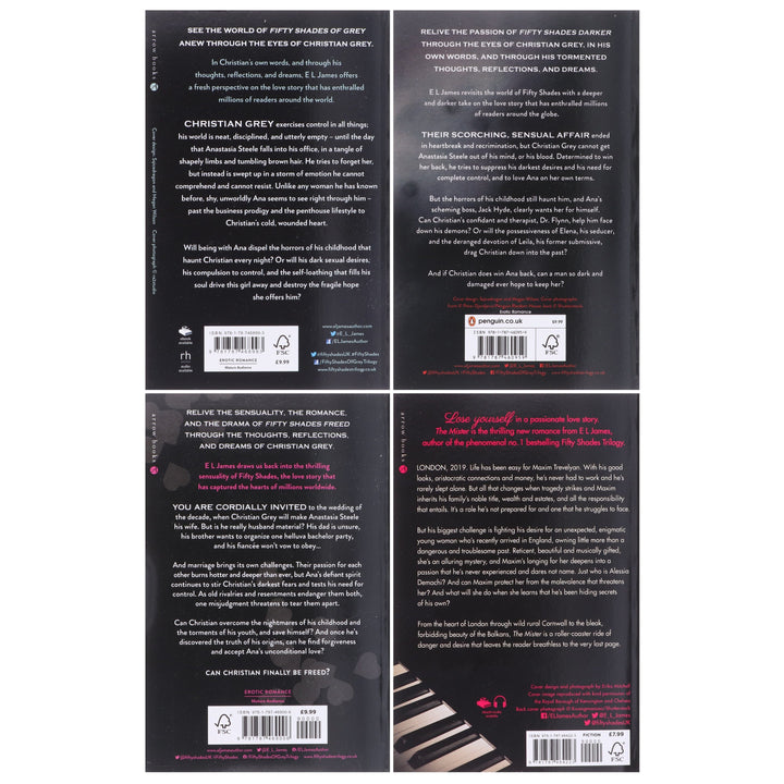 E L James 4 Books Collection Set - Fiction - Paperback
