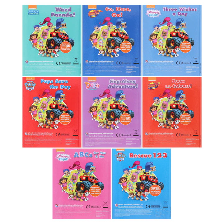 Nickelodeon PAW Patrol: My First Smart Pad Library & 8 Interactive Books Box Set - 18 Months+ - Educational Toy