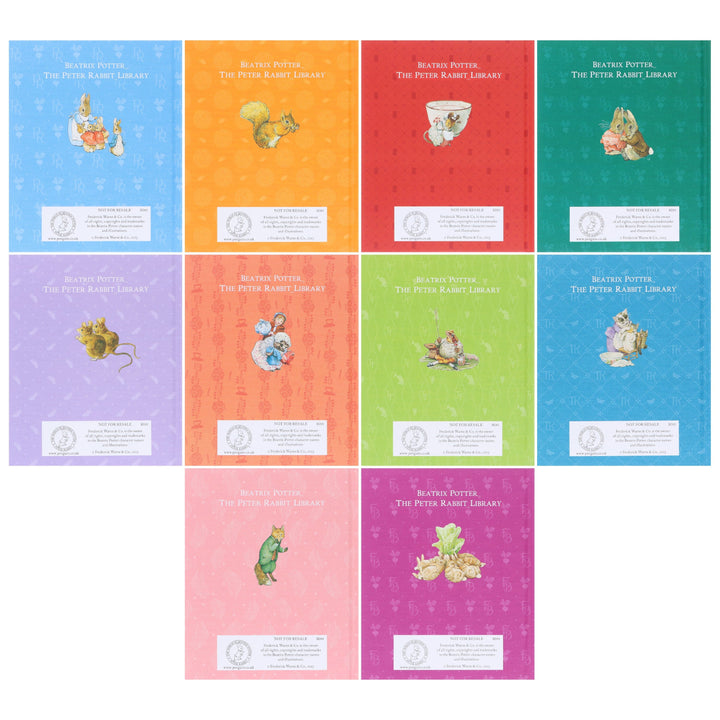 Peter Rabbit Library 10 Books Collection Box Set by Beatrix Potter With Peter Rabbit Classic Costume