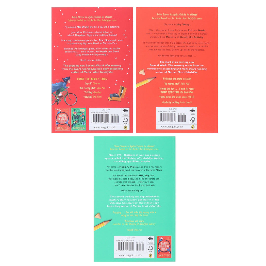 The Ministry of Unladylike Activity by Robin Stevens 3 Books Collection Set - Ages 8-13 - Paperback