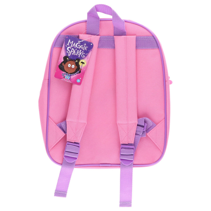 Maggie Sparks Exclusive Bundle: 5 Books Collection Box Set & Maggie Sparks Backpack: Children's Nursery Pink & Purple School Bag - Ages 3-7