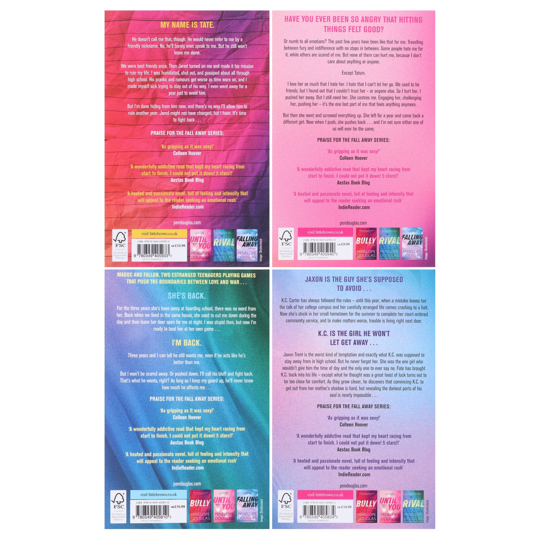 Fall Away Series By Penelope Douglas: 4 Books Collection Set - Fiction - Paperback