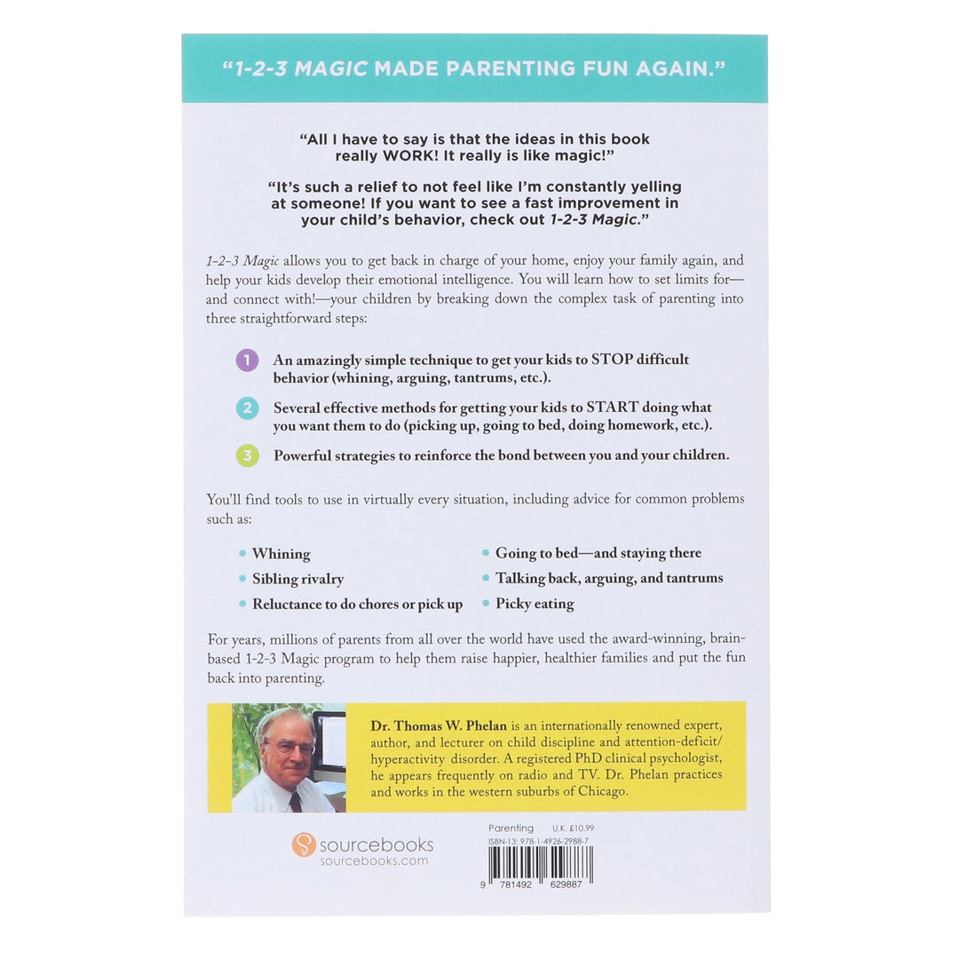 1-2-3 Magic: 3-Step Discipline for Calm, Effective, and Happy Parenting by Thomas Phelan PhD - Non Fiction - Paperback