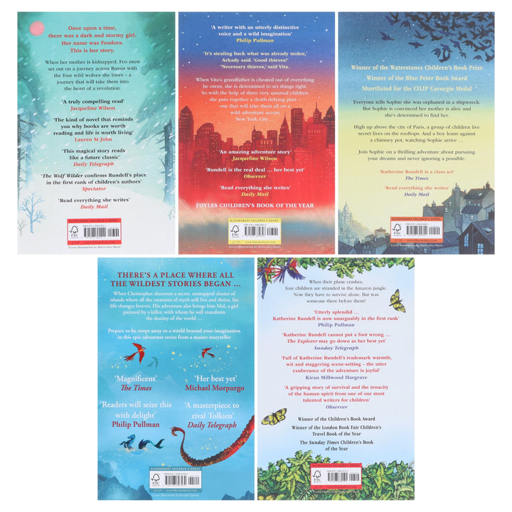 Katherine Rundell 5 Books Collection Set - Ages 8-14 - Paperback