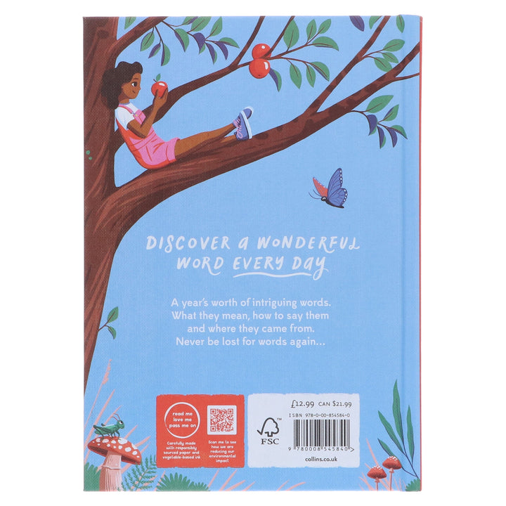 A Word a Day: 365 Words for Curious Minds by Collins Kids - Ages 7+ - Hardback