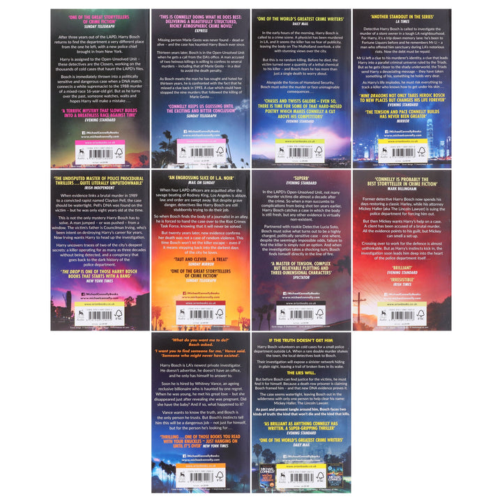 Harry Bosch by Michael Connelly: Books 11-20 Collection Set - Fiction - Paperback