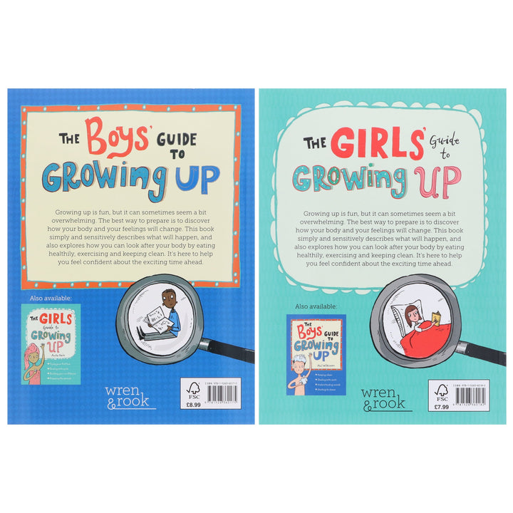 The Boys' & Girls' Guide to Growing Up By Phil Wilkinson & Anita Naik: 2 Books Collection Set - Ages 9-11 - Paperback