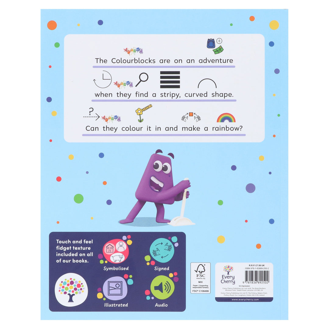 Colourblocks: Colours of the Rainbow: A Symbolised Storybook (Includes Free Signing Video & Audiobook) - Ages 5-7 - Paperback