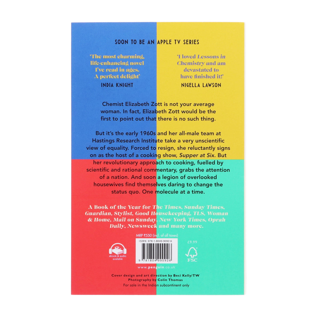 Lessons in Chemistry By Bonnie Garmus - Fiction - Paperback