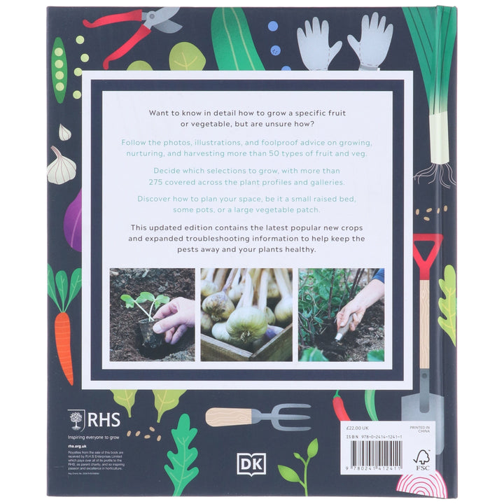 RHS Step-by-Step Veg Patch: A Foolproof Guide to Every Stage of Growing Fruit and Veg by Lucy Chamberlain - Non Fiction - Hardback