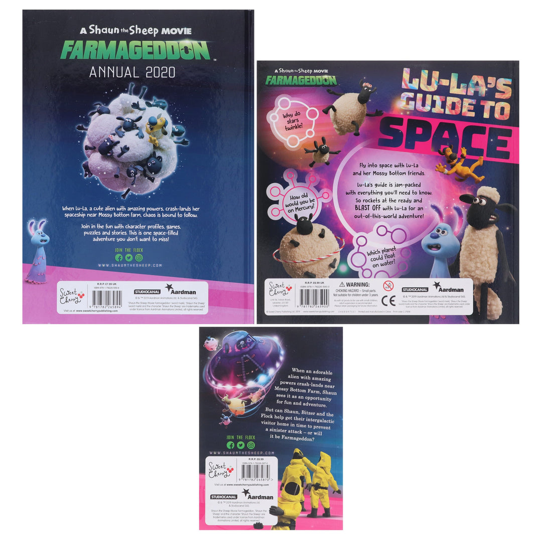 An Official Shaun the Sheep Movie: Farmageddon 3 Books Collection By Sweet Cherry Publishing - Ages 6-9 - Paperback