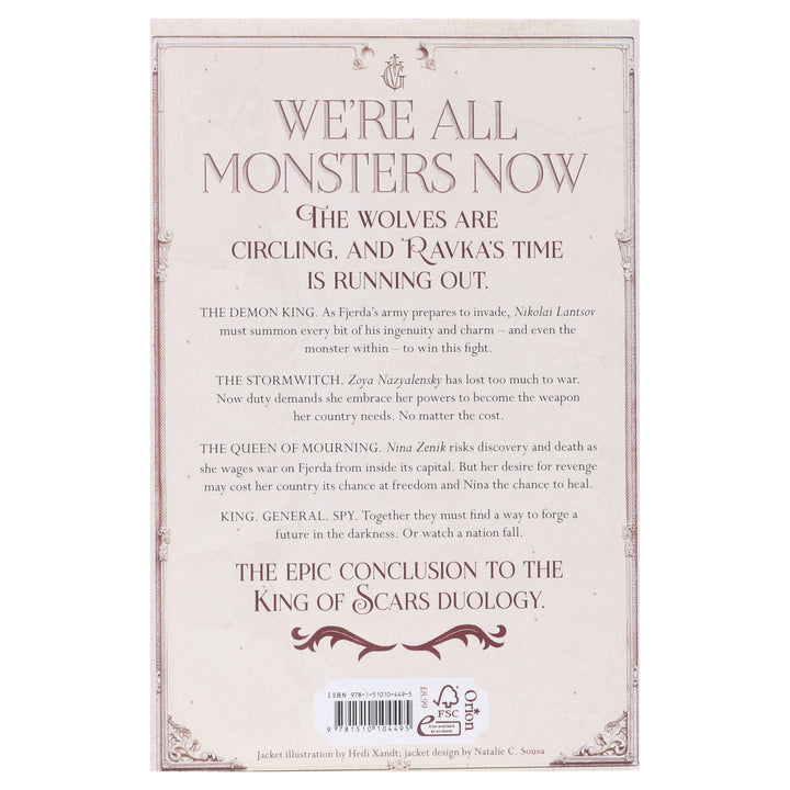 Rule of Wolves (King of Scars Series, Book 2) By Leigh Bardugo - Ages 12-14 - Paperback