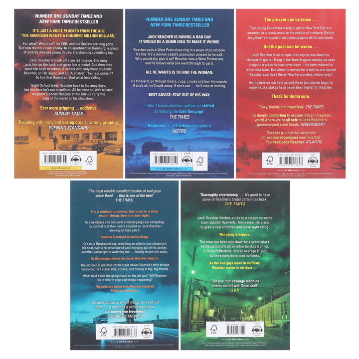 Jack Reacher by Lee Child: Books 21-25 Collection Set - Fiction - Paperback