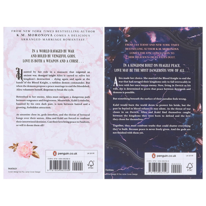 Cruel Fates Duet Series by K.M. Moronova 2 Books Collection Set - Fiction - Paperback