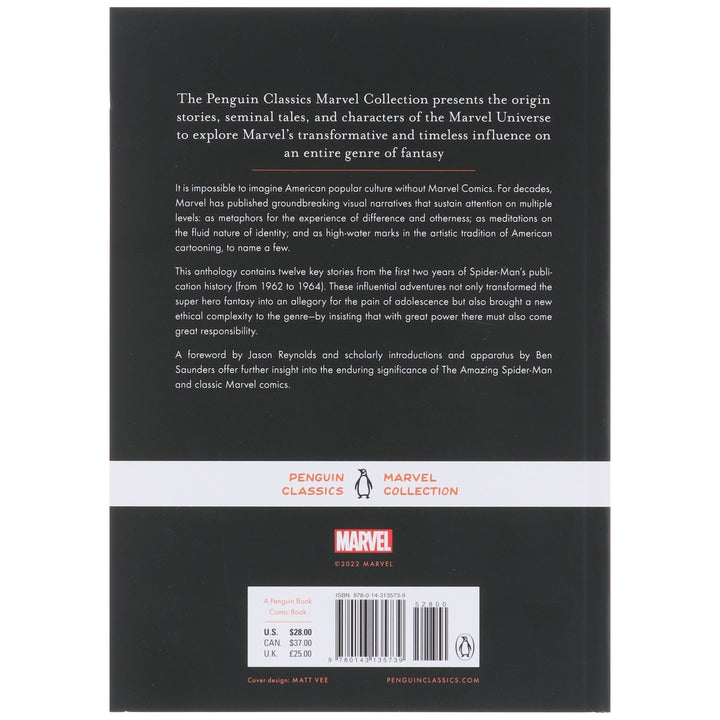 The Amazing Spider-Man by Stan Lee & Steve Ditko (Penguin Classics Marvel Collection) - Fiction - Paperback