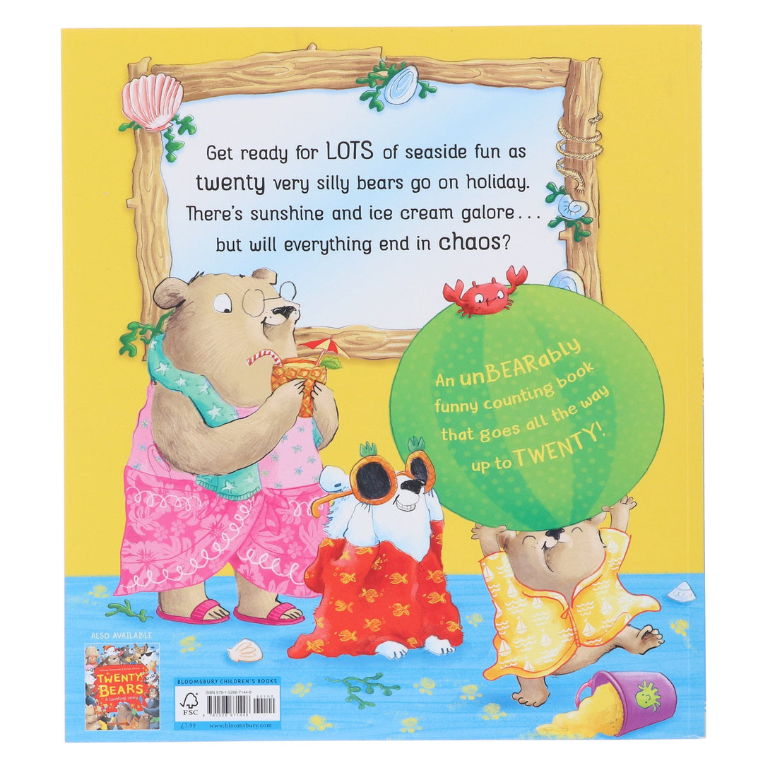 Twenty Bears On Holiday: A Counting Story by Kathryn Simmonds - Ages 0-5 - Paperback