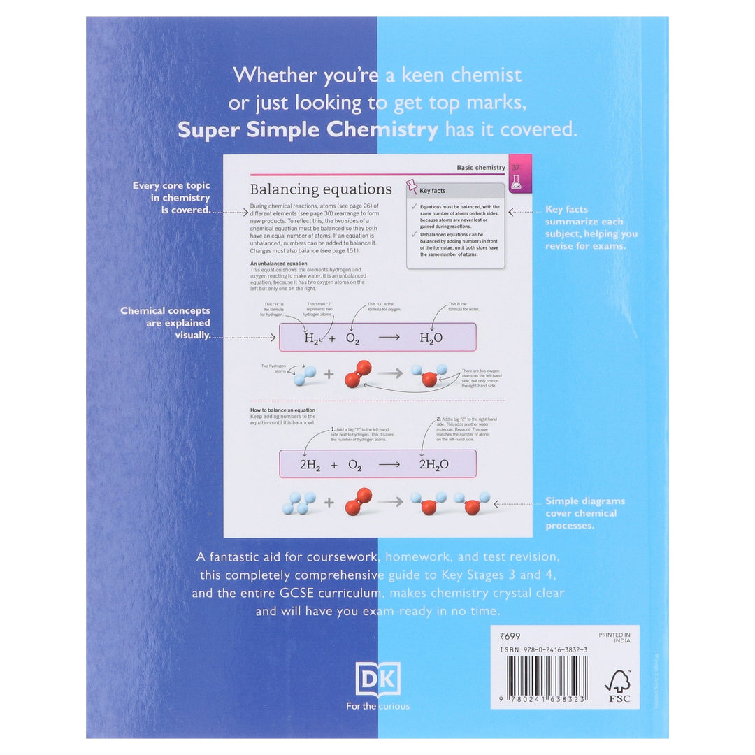 Super Simple: Chemistry: The Ultimate Bitesize Study Guide By DK - Non Fiction - Paperback