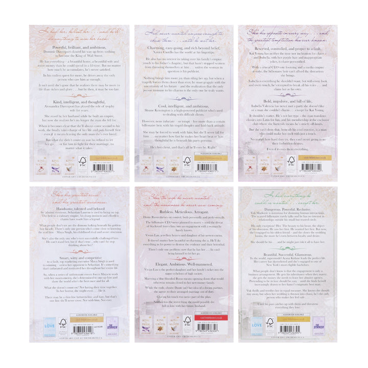 Kings of Sin Series By Ana Huang 6 Books Collection Set - Fiction - Paperback