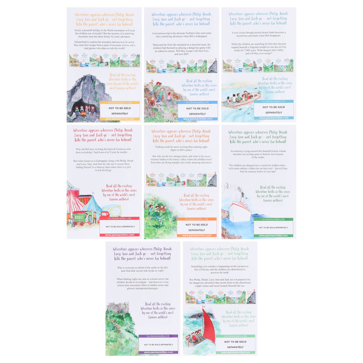 Enid Blyton Adventure Series (Mountain, Sea, River, Circus, Valley, Ship, Castle, Island) 8 Books Collection Box set - Ages 9-14 - Paperback