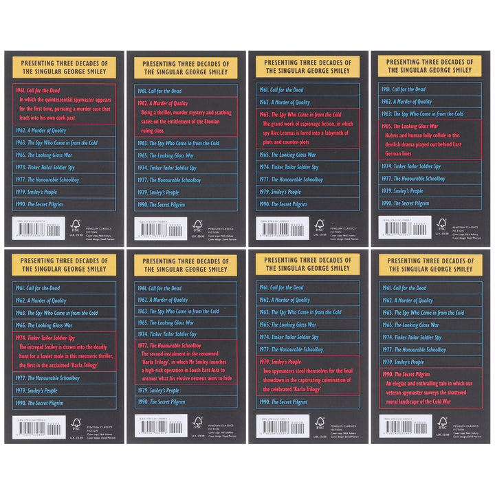 The Smiley Collection Boxset (Book 1-8) By John le Carre: 8 Books - Fiction - Paperback