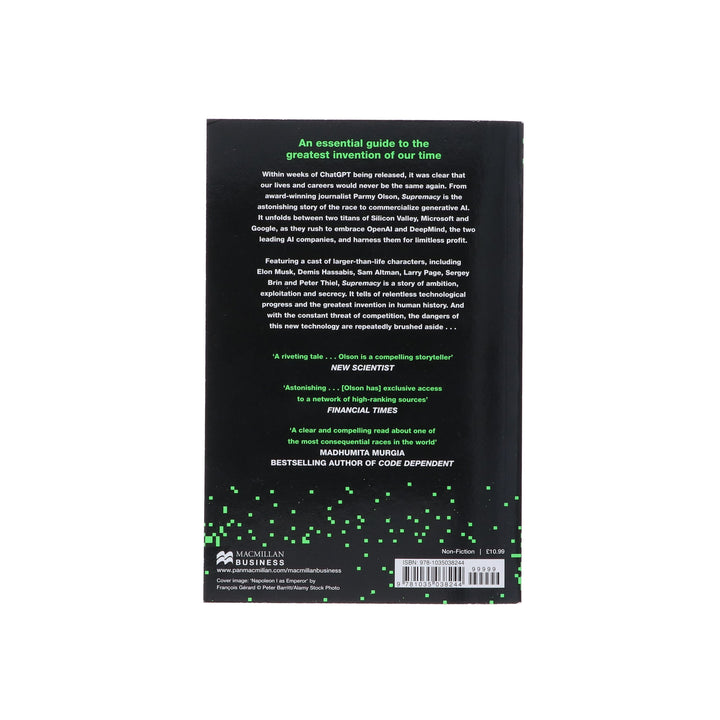 Supremacy: AI, ChatGPT and the race that will change the world by Parmy Olson - Non Fiction - Paperback