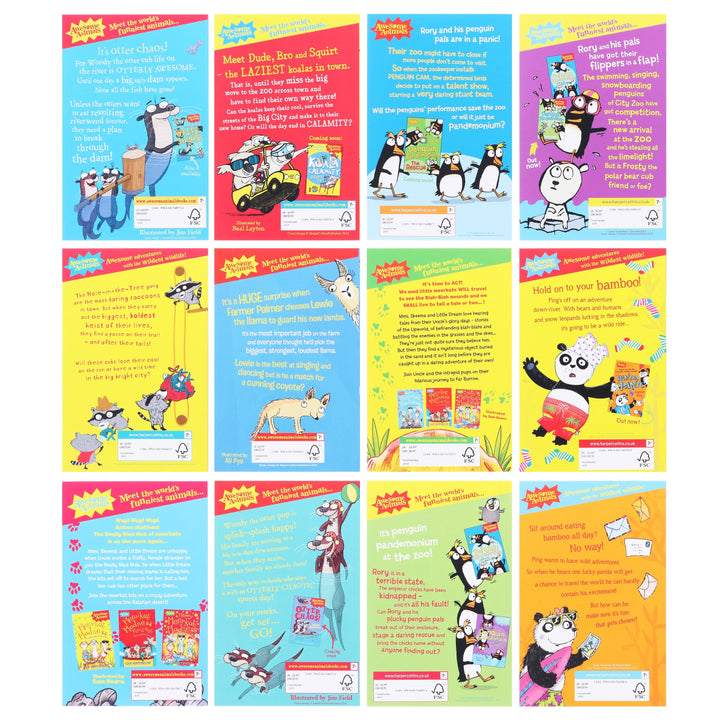 Awesome Animals Series 12 Books Collection Set - Ages 6-12 - Paperback 7-9 HarperCollins Publishers