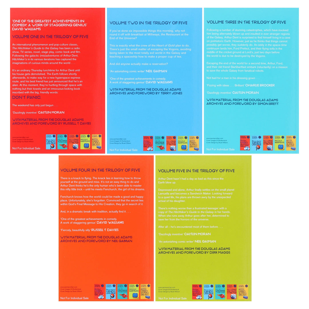 The Hitchhiker's Guide to the Galaxy by Douglas Adams: Complete Books 1-5 Box Set - Fiction - Paperback