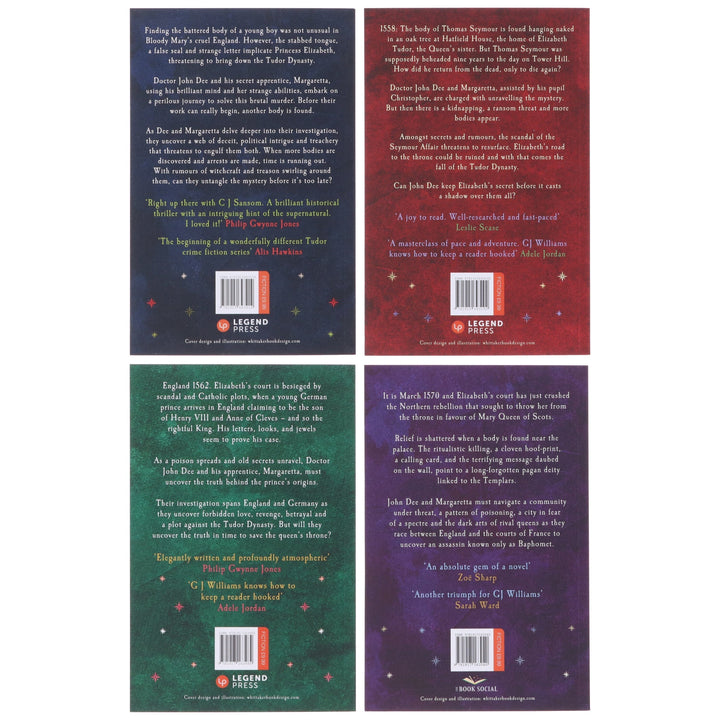 The Tudor Rose Murders by G J Williams 4 Books Collection Set - Fiction - Paperback