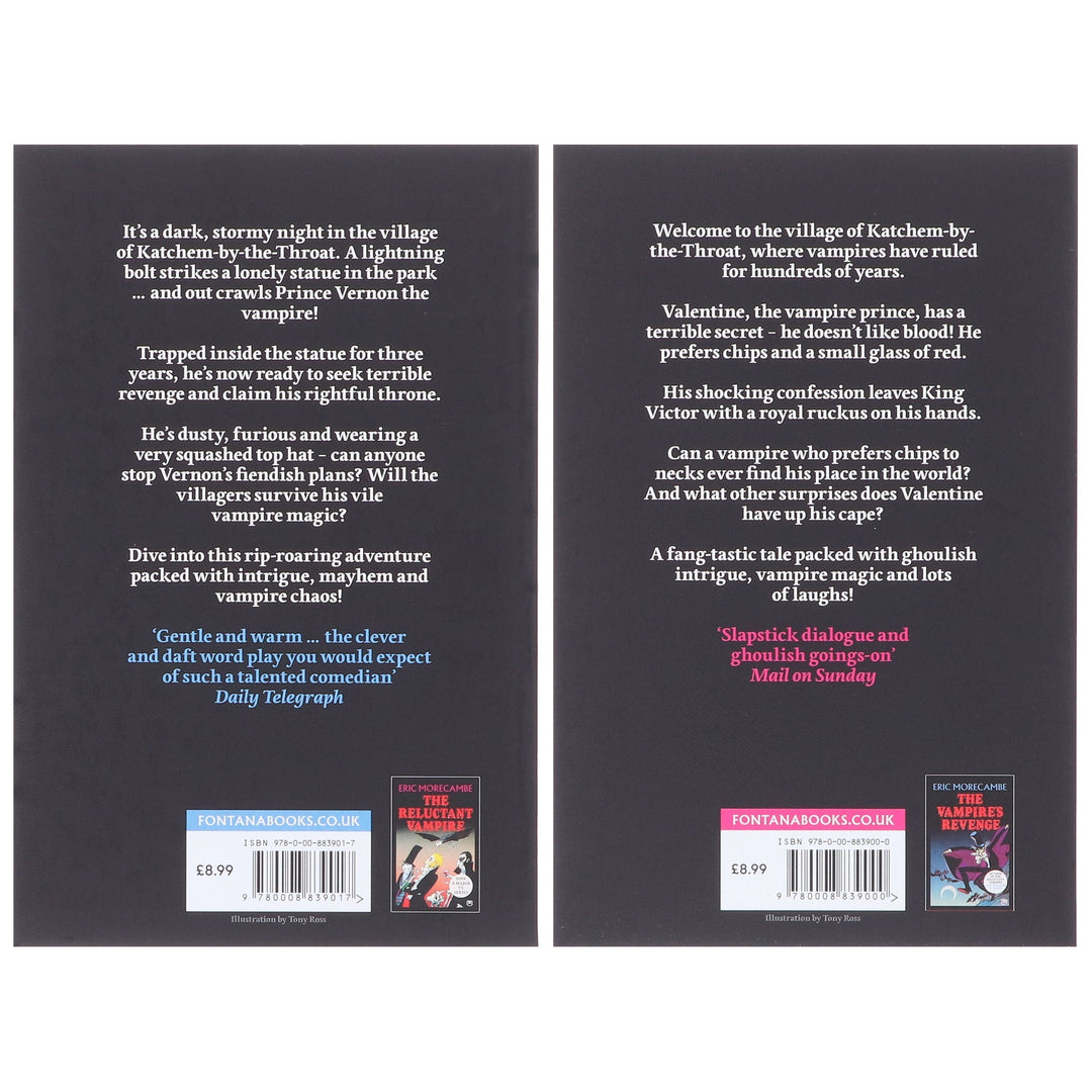 The Reluctant Vampire Series by Eric Morecambe 2 Books Collection Set - Ages 7+ - Paperback