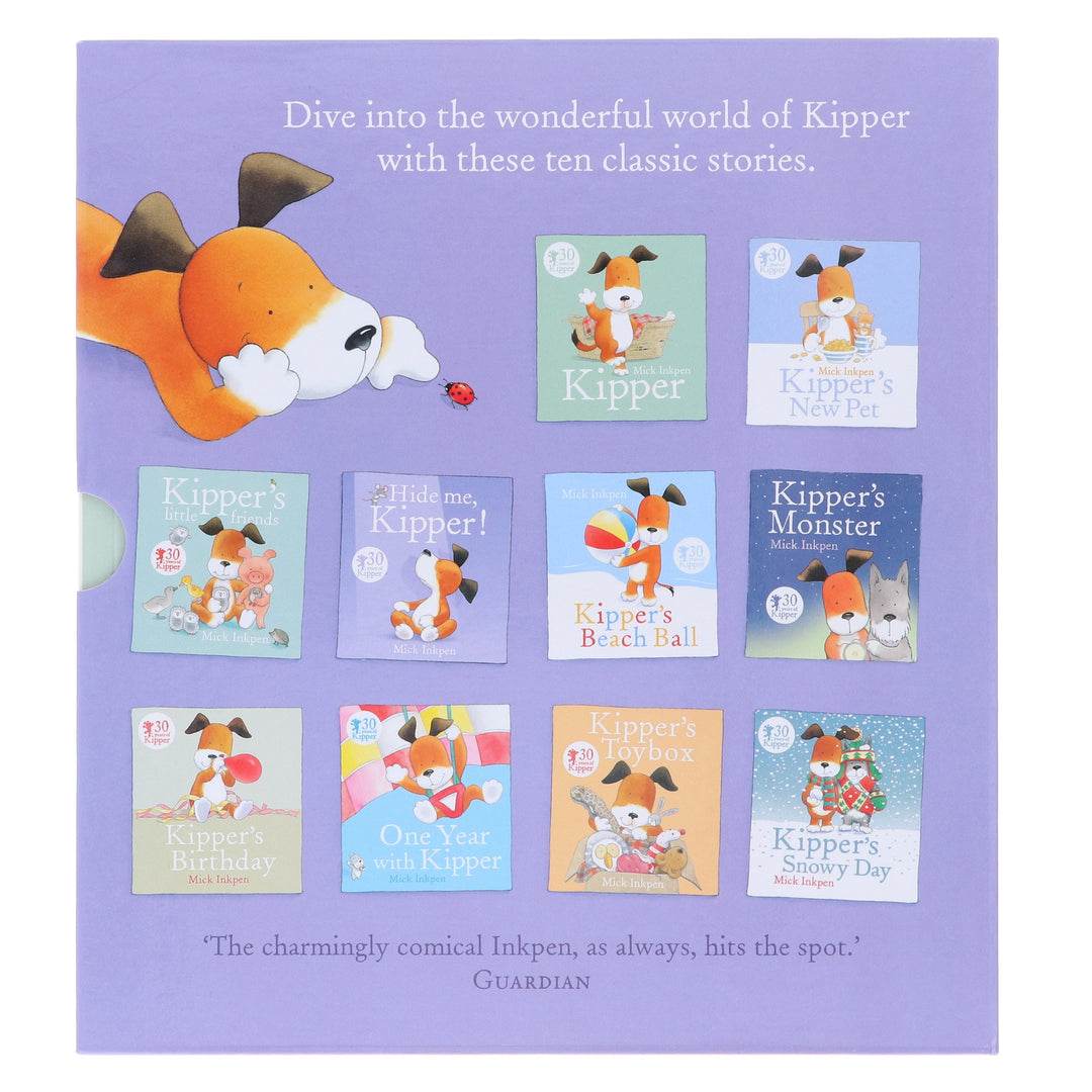 Kipper's World Collection by Mick Inkpen (Kipper the Dog) 10 Books Box Set  - Ages 3-5 - Paperback
