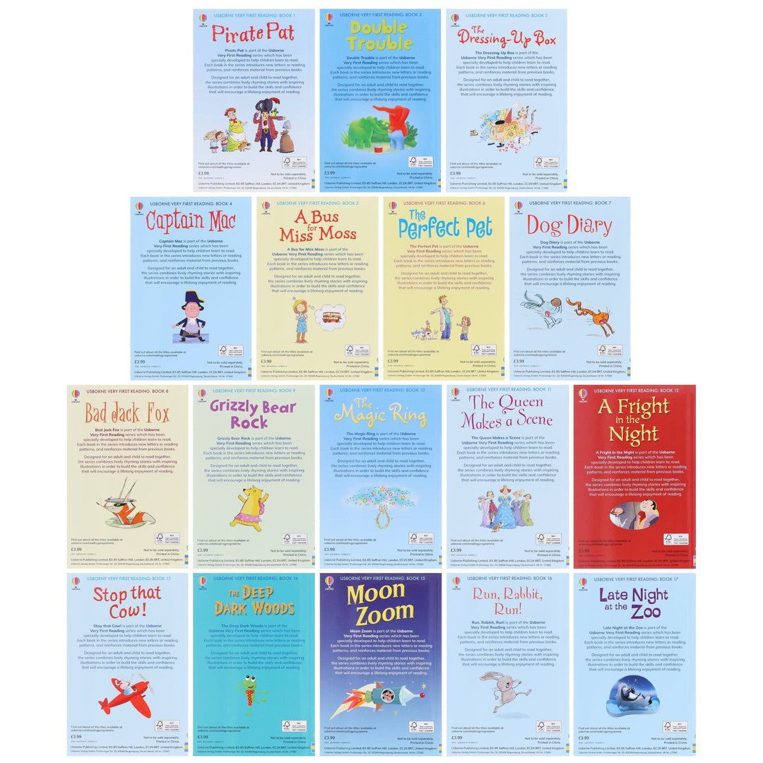 My First Reading Library By Usborne 50 Books Collection Boxset- Ages 5-7 - Paperback 5-7 Usborne Publishing Ltd