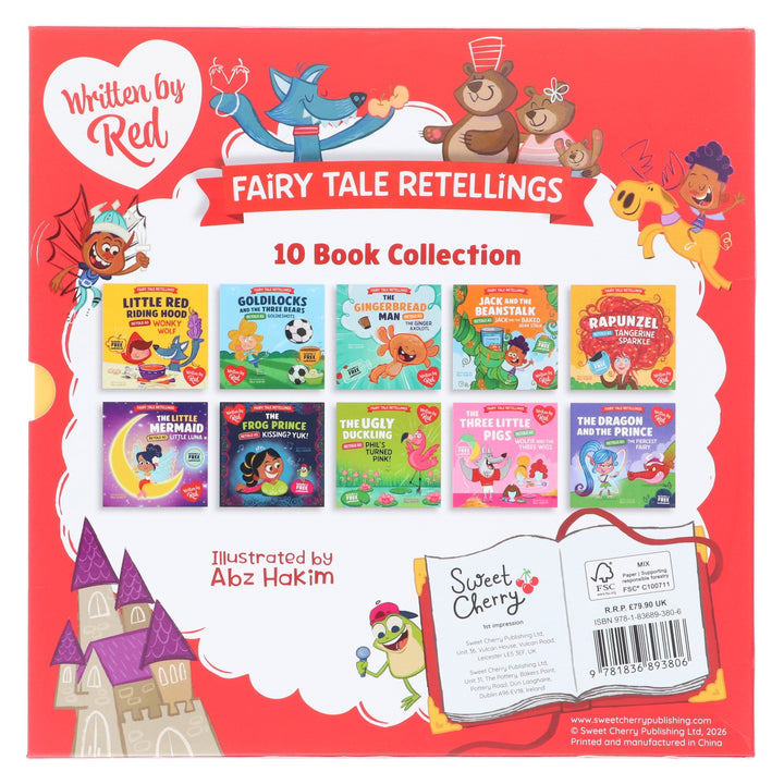 Fairytale Retellings 10 Picture Books Collection Box Set By Red - Ages 7-9 - Paperback (Includes 10 Free Audiobook!)