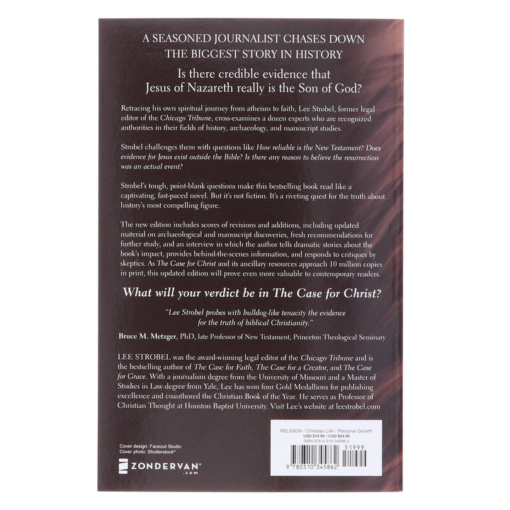 The Case for Christ: A Journalist's Personal Investigation of the Evidence for Jesus by Lee Strobel - Non Fiction - Paperback