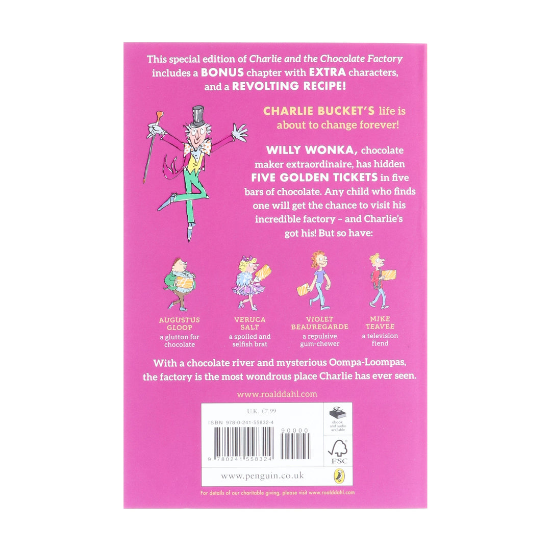 Charlie and the Chocolate Factory by Roald Dahl - Ages 6+ - Paperback