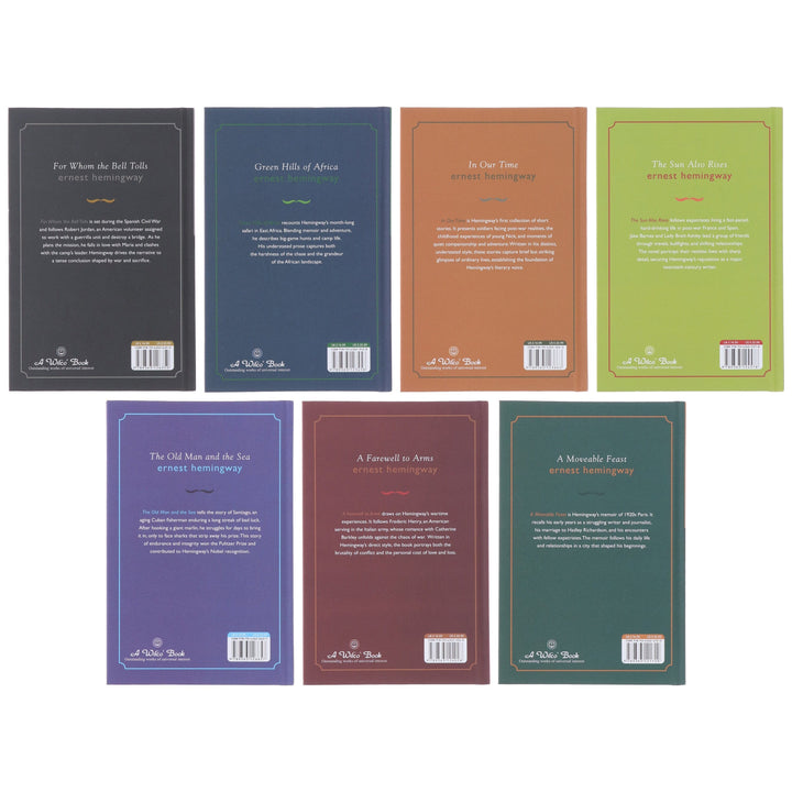 Collected Works of Ernest Hemingway 7 Books Collection Box Set - Fiction - Hardback
