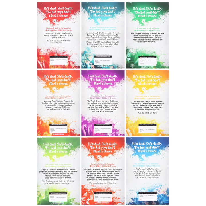 Skulduggery Pleasant by Derek Landy: Books 1-9 Set - Ages 11+ - Paperback