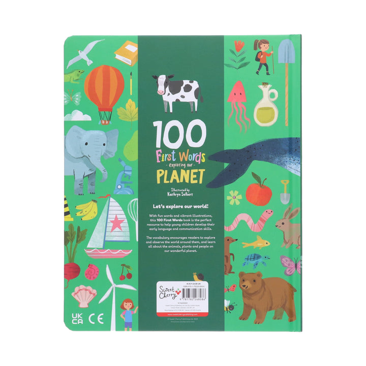 100 First Words Exploring Our Planet By Sweet Cherry Publishing - Ages 3-5 - Board Book 0-5 Sweet Cherry Publishing