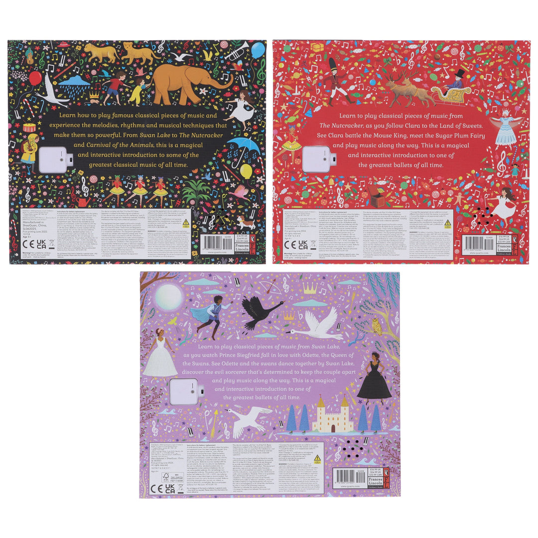 The Story Orchestra Series (I Can Play, The Nutcracker & Swan Lake) Learn 8 Easy Pieces From the Series! 3 Books Collection Set - Ages 4-7 - Hardback