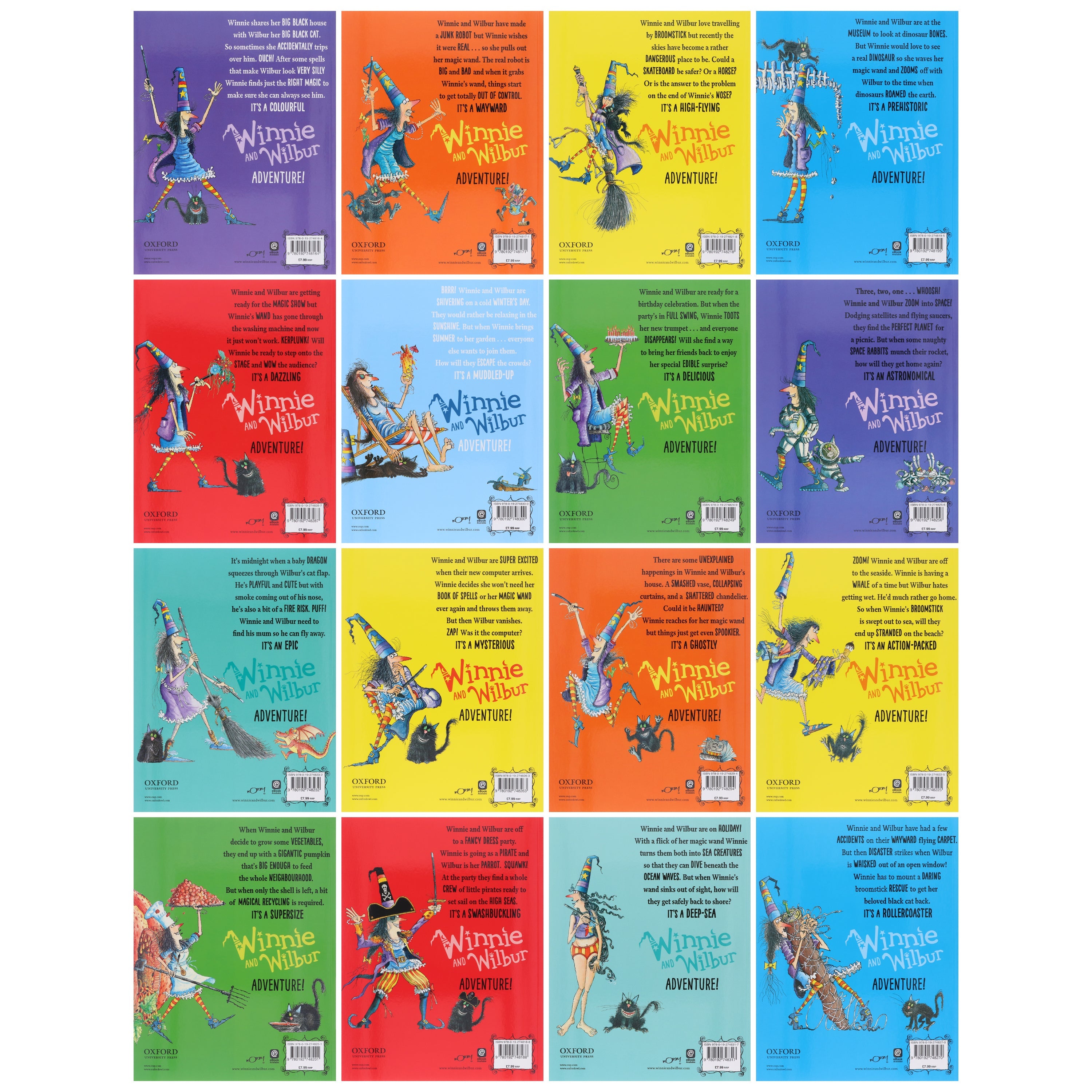 Winnie and Wilbur Series by Valerie Thomas 16 Books Collection Set