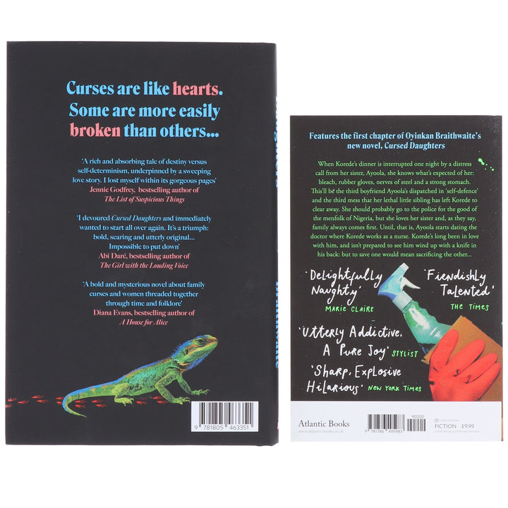 Oyinkan Braithwaite Collection (My Sister, the Serial Killer & Cursed Daughters) 2 Books Set - Fiction - Paperback/Hardback