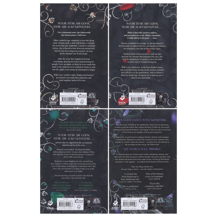 Gods & Monsters Series By Amber V. Nicole 4 Books Collection Set - Fiction - Paperback