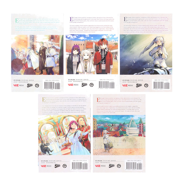 Frieren: Beyond Journey’s End Series By Kanehito Yamada: 5 Books Collection Set - Manga - Paperback