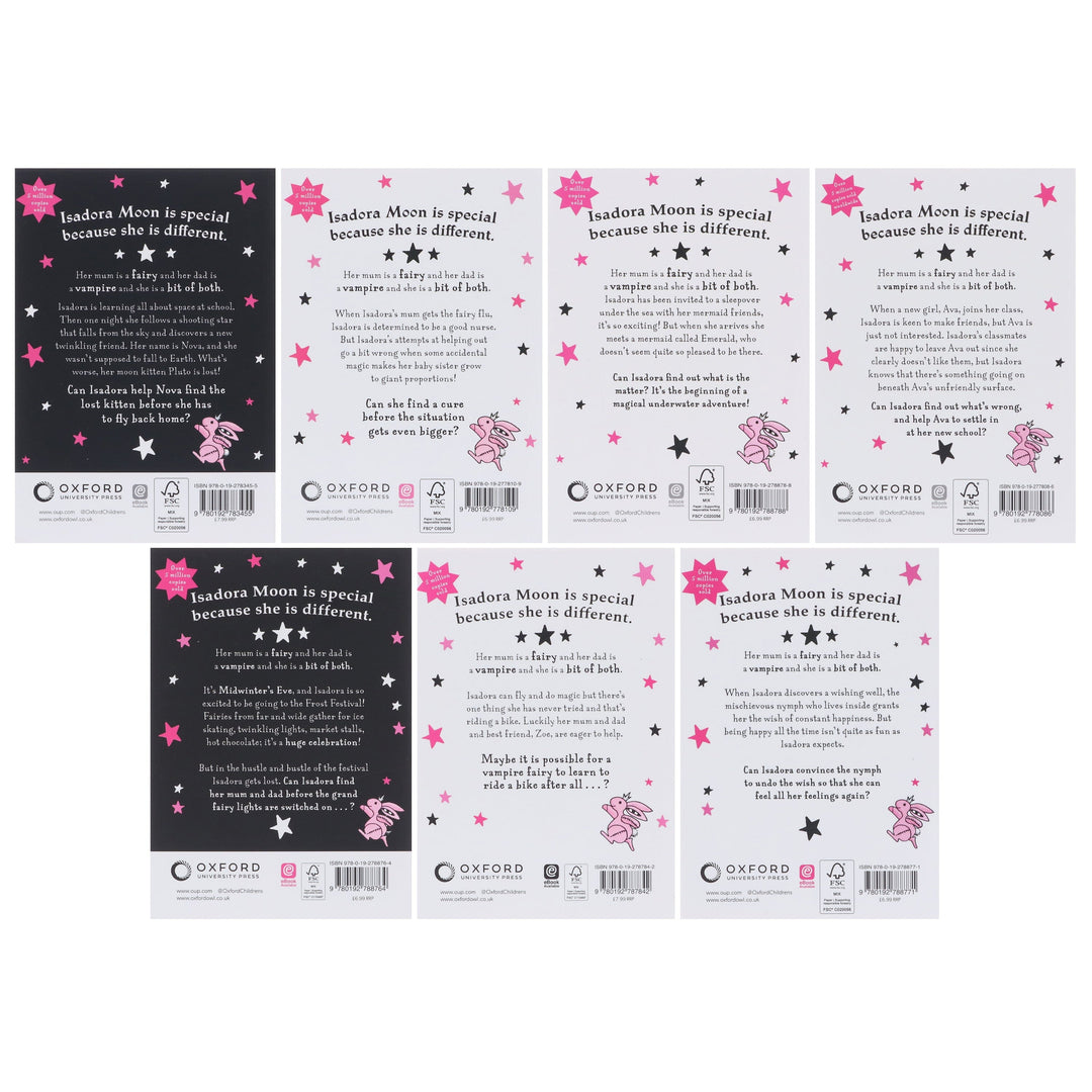 Isadora Moon Series By Harriet Muncaster: illustrated 7 Books Collection Set - Ages 5+ - Paperback